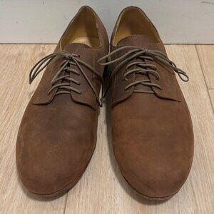 Nisolo Brown Nubuck Leather Derby Shoes - 9